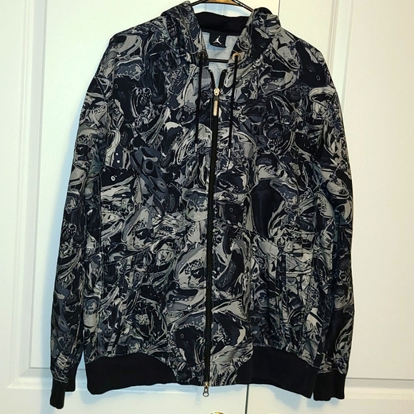 Nike Jordan camo jacket sz large euc - Picture 1 of 3